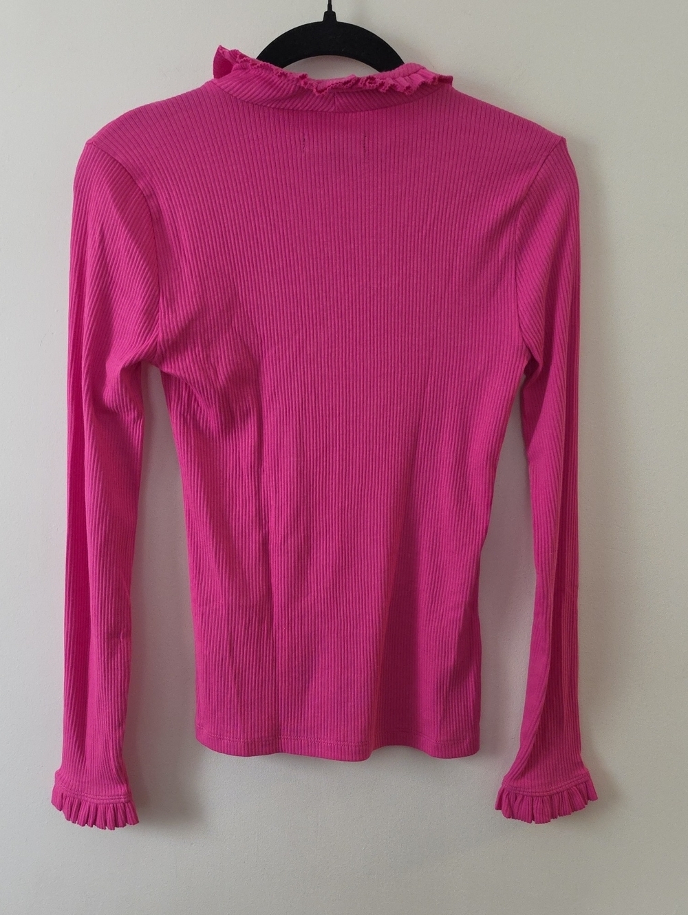 J.Crew Women's Ruffle Trim Turtleneck Pink XS - Picture 5 of 7